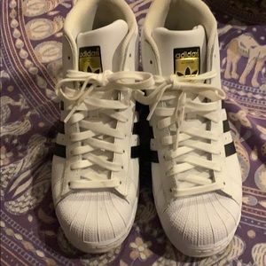 Adidas pro model hi tops